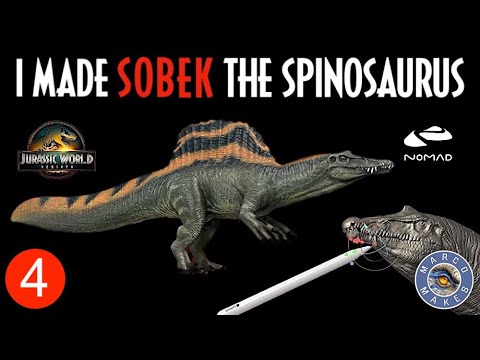 I Made SOBEK the SPINOSAURUS from Jurassic World Rebirth using one of the models I sculpted.