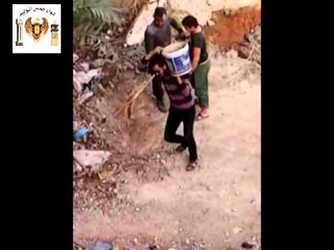 أعمال تحصين وتدشيم نقاط الرباط من قبل لواء حمص الوليد في درعا المحطة