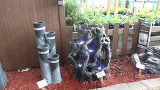 🌷⛲2025 Menards® Garden Center Fountains Display