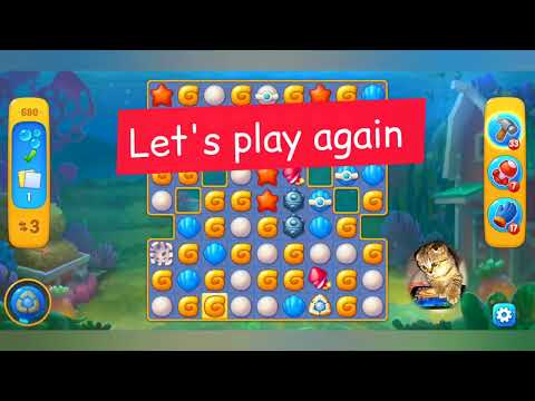 Fishdom 2022, no Boosters,  680  level  -  прохождение без бустеров,  680  уровень.