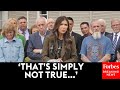 Sec Kristi Noem Fires Back At Reporter All You Have To Do Is Look At This Binder Full Of People
