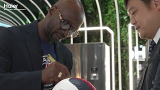 PSG Legend, Claude Makélélé, Visited Haier Booth at IFA 2025