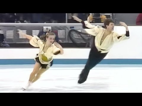 [HD] Radka Kovarikova and Rene Novotny - 1992 Albertville Olympic - Free Skating