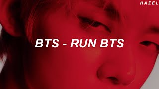 Download lagu BTS (방탄소년단) - 'RUN BTS (달려라 방탄)' Easy Lyrics mp3