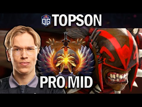 OG.TOPSON BLOODSEEKER - PRO MID - DOTA 2 7.28 GAMEPLAY