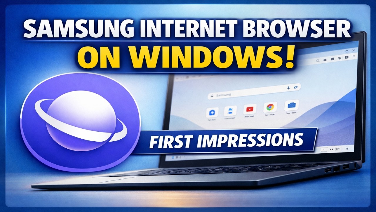 Samsung Internet Browser Lands on Windows: Features, Performance & Reality