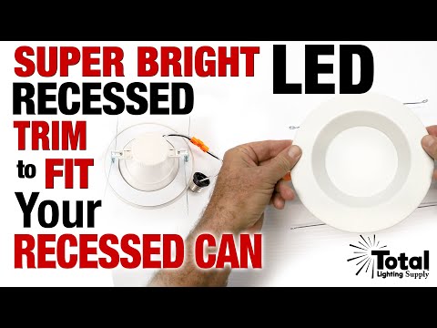 Overview of our Super Bright LED Trim Module for hard to fit Recessed Cans 5