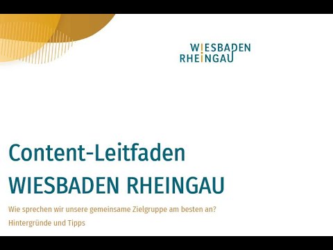 Vorstellung Content Leitfaden Aufzeichnung