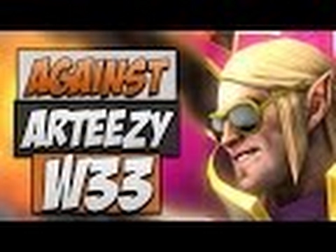 Dota 2 7 00 Gameplay ¦ W33 Invoker against Arteezy Tinker