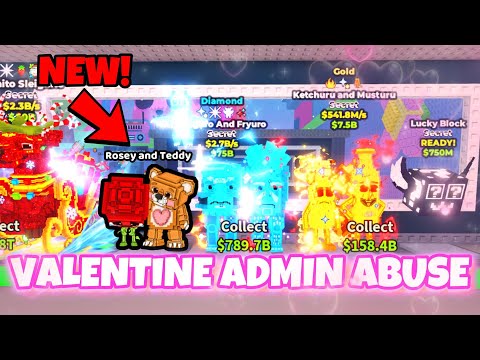 [💖]I stole INSANE SECRETS during VALENTINES Admin Abuse...🔥 (Steal a Brainrot)
