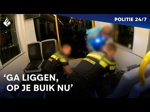 Overlast in de tram door man onder invloed van GHB | POLITIE 24/7