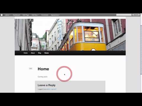 WordPress Start-to-Finish:  Part 3 - Adding Pages and Setting Your Home Landing Page
