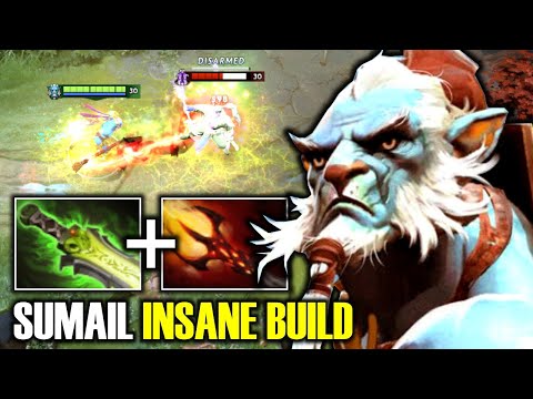 INSANE BUILD..!! WTF Cancer Meta Ethereal + Dagon Phantom lancer by Sumail 7.25 | Dota 2
