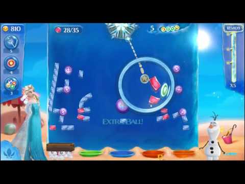 Frozen Free Fall: Icy Shot Bonus Level 124-2 ☃☃☃