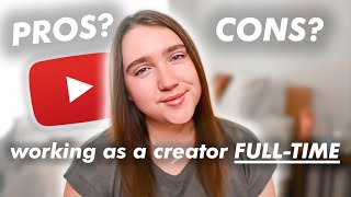 BIGGEST pros and cons of working for YOURSELF as a creator