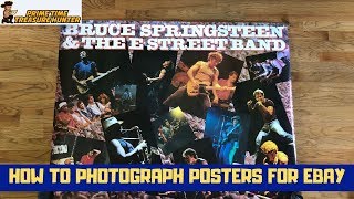 How to Photograph Posters for Ebay on a Budget