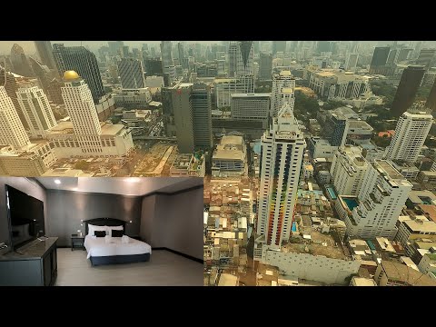 Tallest Building in Bangkok Baiyoke Hotel and Sky View | Panorama Hotel Room Tour