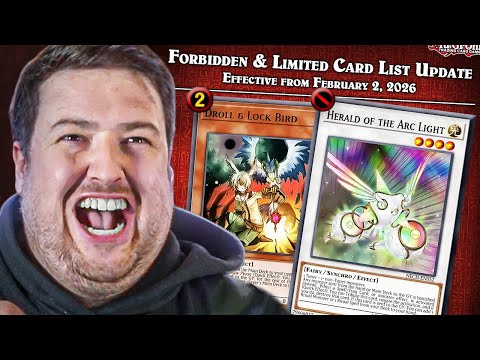 THE NEW YUGIOH BANLIST IS INSANE!