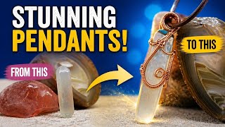 Transform Mineral Stone Sticks Into Stunning Pendants