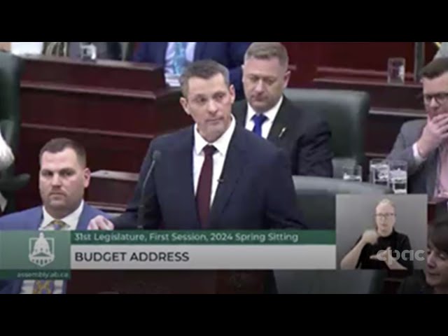 Alberta finance minister presents 2024 budget – February 29, 2024