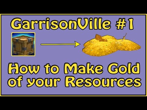 Guide to Transform Garrison Resources into RAW Gold - GarrisonVille #1