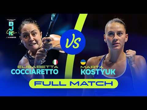 Elisabetta Cocciaretto (ITA) v Marta Kostyuk (UKR) | 2025 Billie Jean King Cup Finals | FULL MATCH