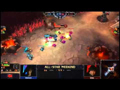 Insec VS Diamondprox Epic Lee Sin Duel   LoL Shanghai Allstars 2013 MUST SEE