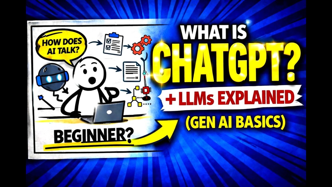 What is ChatGPT & LLMs? | Generative AI Explained for Beginners (Interview Guide)