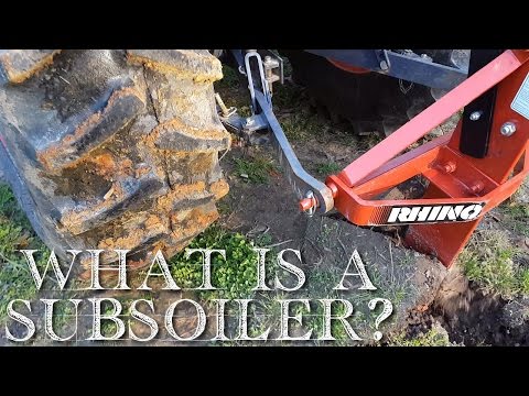 How to operate a subsoiler