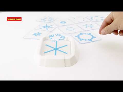 Миниатюра изображения товара Игра-головоломка Bondibon Мои снежинки. Кружево / ВВ5078