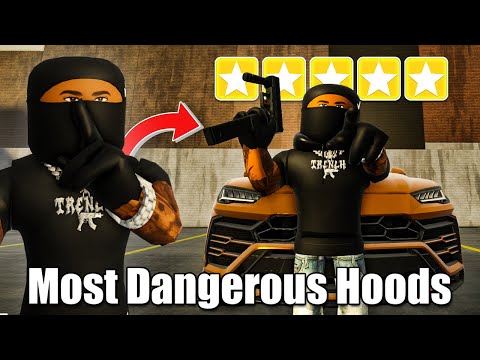 Playing the Most DANGEROUS Roblox Hood Rp Games For 1 hour..