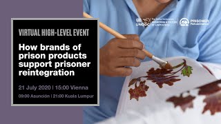 How brands of prison products support prisoner reintegration - webinar   21 July 2020