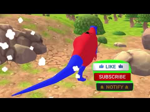 SUPERMAN T-REX DEATH FALL , Red Tyrannosaurus rex Batman, Indominus Rex AnimalRevoltBattleSimulator