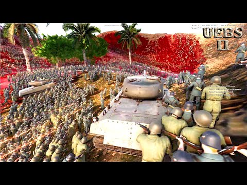 100,000 WW2 ARMIES vs 1,500,000 ANCIENT GREECE ARMIES | Ultimate Epic Battle Simulator 2 | UEBS2