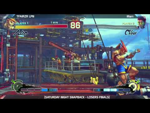 SSF4: TFA|RZR LPN vs Marn - Losers Finals - Saturday Night Snapback 6.2