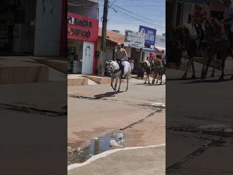 Cavalgada dos vaqueiros do Divino Espírito Santo,  em Senador Alexandre Costa, MA