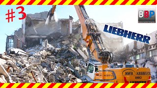 Liebherr R 980 demolition VHHD, Abbruch Bürogebäude, Unterföhring, Germany, 20.10.2021. #3