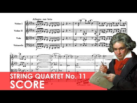 BEETHOVEN String Quartet No. 11 in F minor (Op. 95) 'Serioso' Score