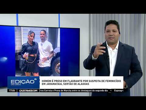 Homem é preso em flagrante por suspeita de feminicídio, em Jaramataia - 24/10/2025