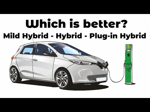 Unterschied zwischen Mildhybrid, Hybrid und Plug-in-Hybrid