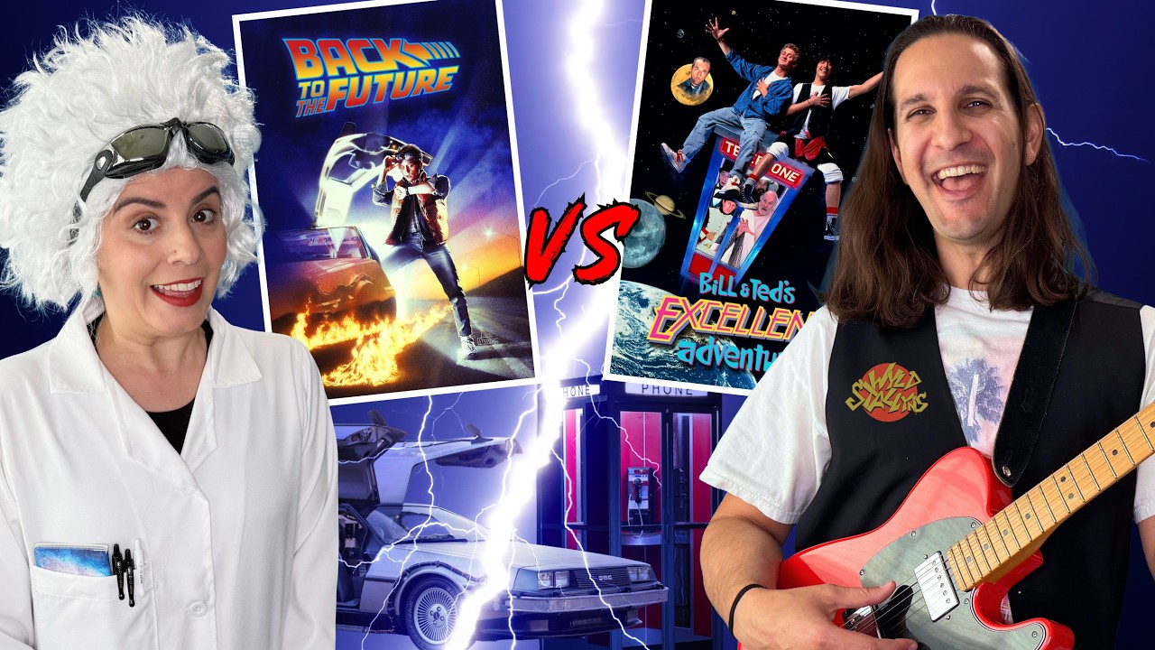 80s Time Travel Movie Battle: Back to the Future vs. Bill and Ted's Excellent Adventure