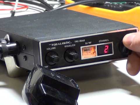 Realistic TRC2002 - UK CB radio, (CB 27/81) (Mobile) - On The Air Test