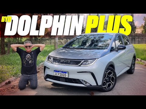 Byd Dolphin Plus 2024 - EU ME RENDO! ACELERA COMO ESPORTIVO, É BEM ACABADO E RODA 350 KM COM 1 CARGA