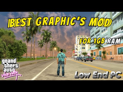 GTA Vice City 'Graphic's Mod'🥰 For LOW END PC | 2GB RAM | Only 5 MB...