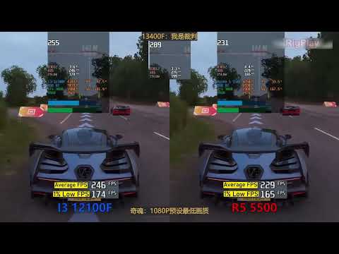 Ryzen 5 5500 vs i3-12100F in 10 Games! FPS Test