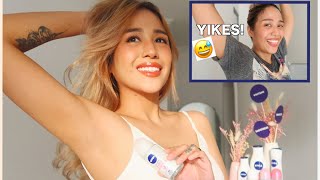 NO Sweating, NO Darkening Ft  NIVEA Anti perspirant Extra Whitening Deo | Jessica Godinez