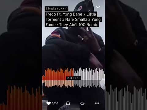 Fredo ft yxng bane x little torment x nafe smallz x yung fume - they ain’t 100 remix