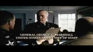 General George C Marshall speech scene at Saving Private Ryan