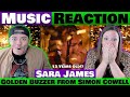 Sara James - Receives Golden Buzzer from Simon Cowell on AGT REACTION @Sara_James