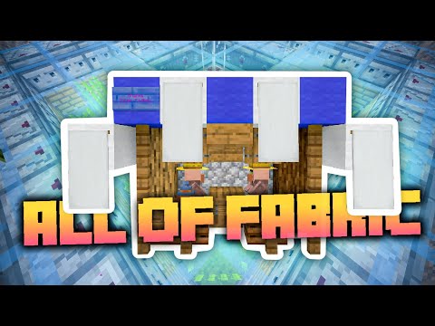 All of Fabric 3 Minecraft Modpack Ep. 12 Large Automatic Sugarcane Farm